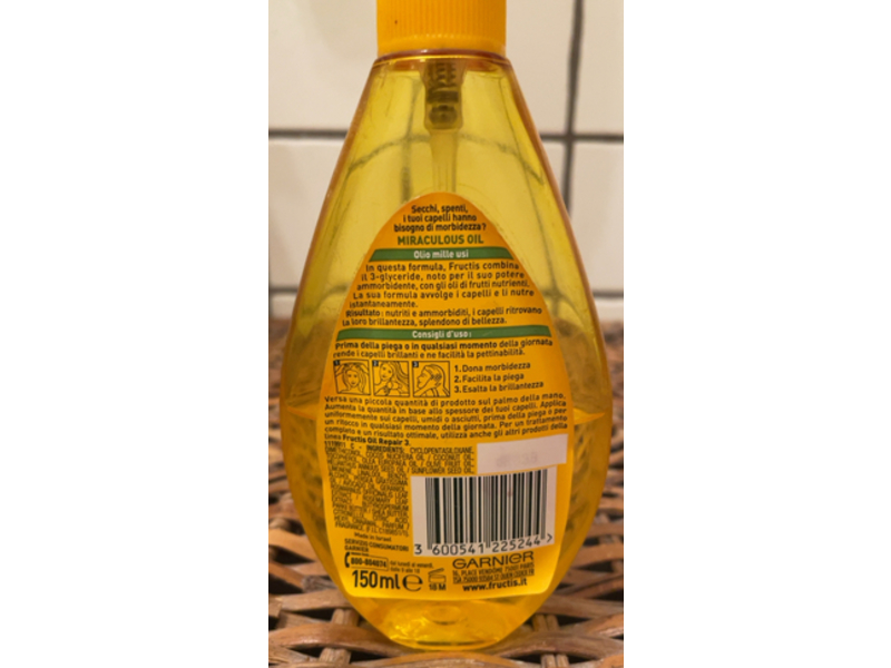 Garnier Fructis Miraculous Oil, 150 mL