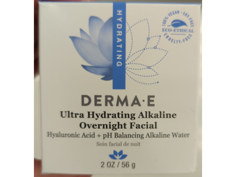 Derma-E Ultra Hydrating Alkaline Overnight Facial Mask, 2 oz/56 g