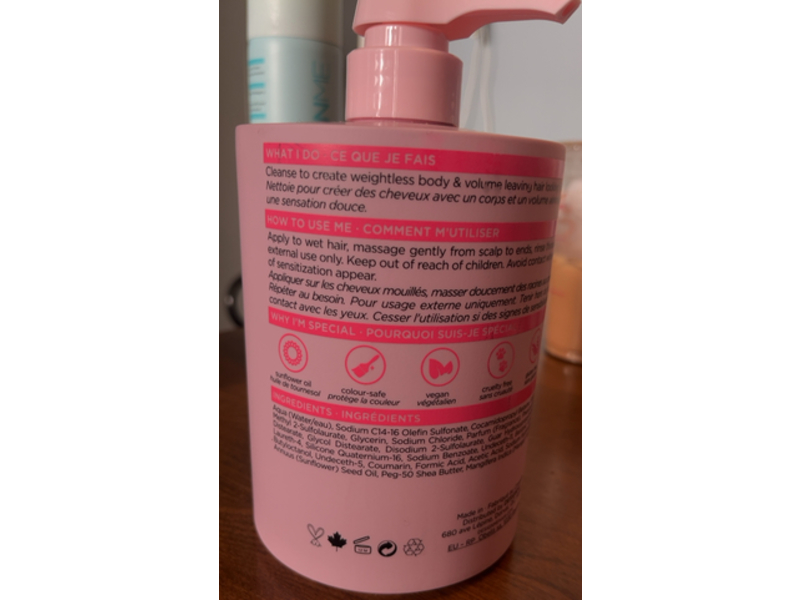 Design Me Puff. Me Volumizing Shampoo, 32 fl oz/1 L