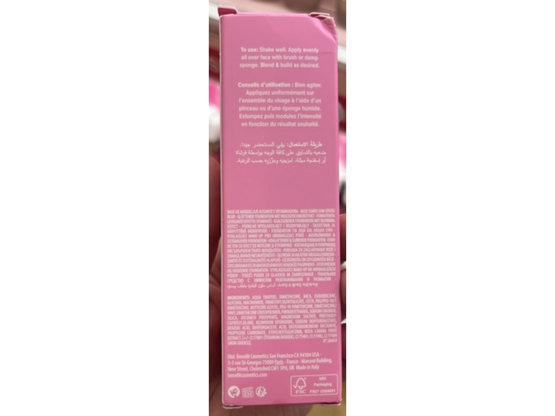 Benefit The Porefessional Smoothing & Blurring Foundation, 16W Stellar, 1 fl oz/30 mL
