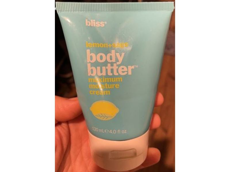 Bliss Body Butter, Lemon + Sage, 4.0 fl oz/120 mL