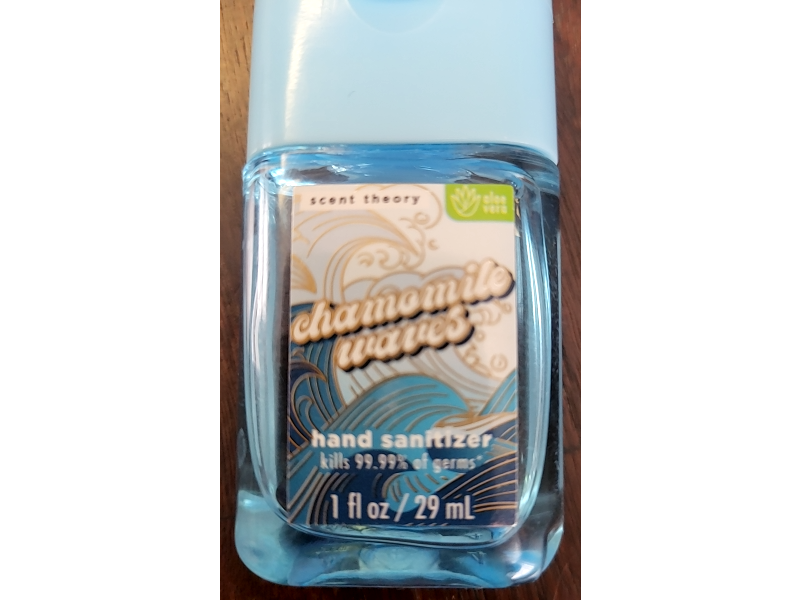 Scent Theory Hand Sanitizer, Chamomile Waves, 1 fl oz/29 mL