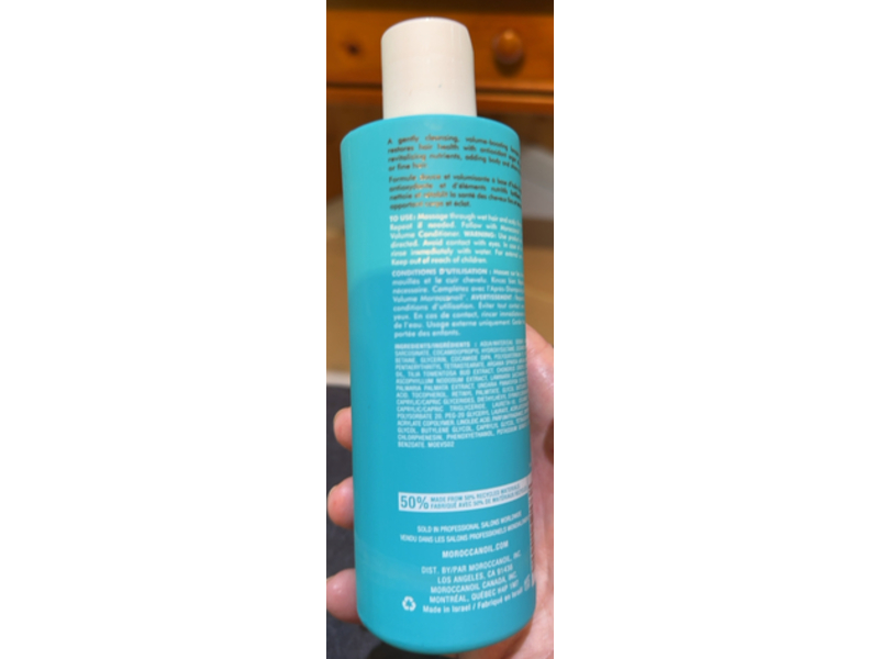 Moroccanoil Extra Volume Shampoo, 8.5 oz/250 mL