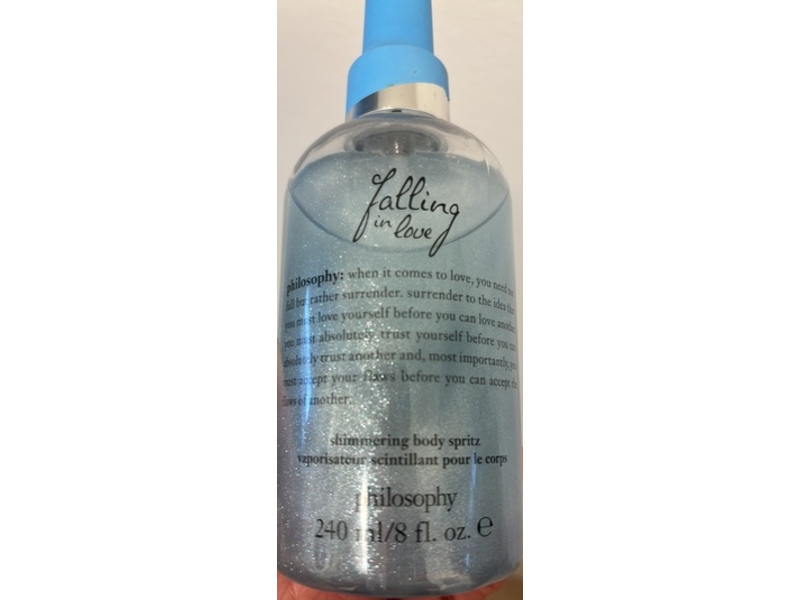 Philosophy Shimmering Body Spritz, Falling In Love, 8 fl oz/240 mL