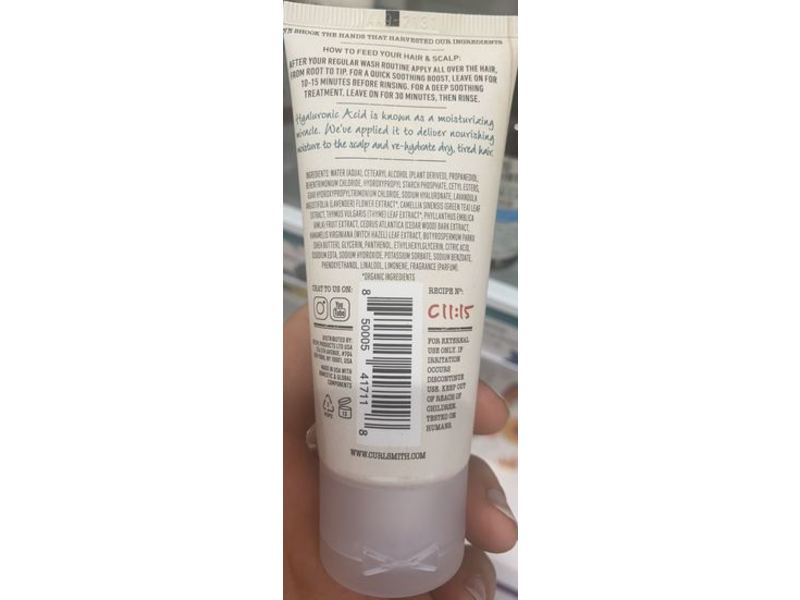 Curlsmith Hydro Creme Soothing Mask, 2 fl oz/59 mL