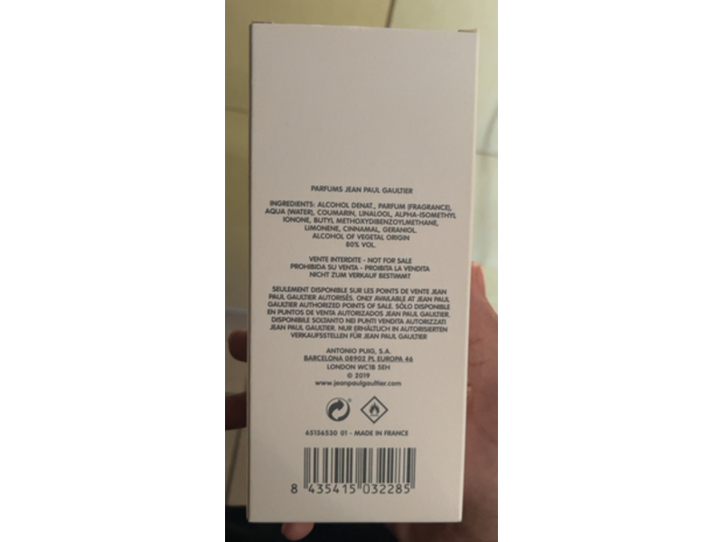 Jean Paul Gaultier Eau De Parfum Intense, Le Male Le Parfum, 4.2 fl oz/125 mL