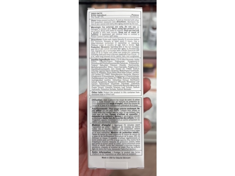 Odacite California Flex-Perfecting Tinted Sunscreen,1.5, SPF 50, 1 fl oz/30 mL