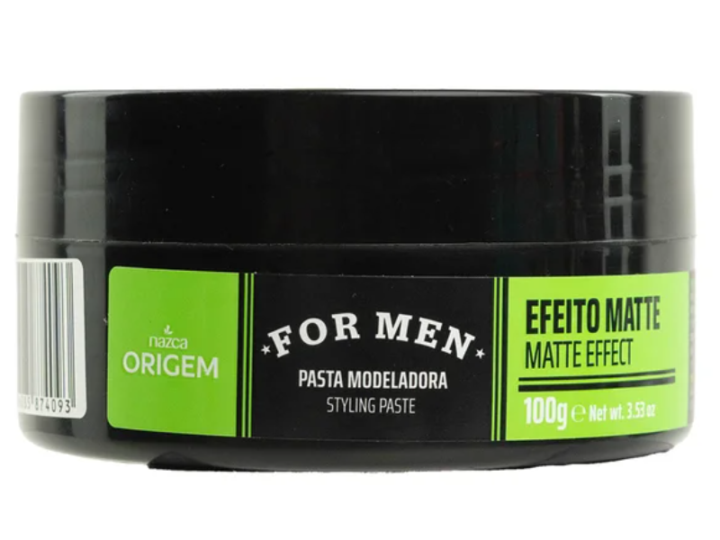 Nazca Origem Matte Effect Styling Paste, 3.53 oz/100 g