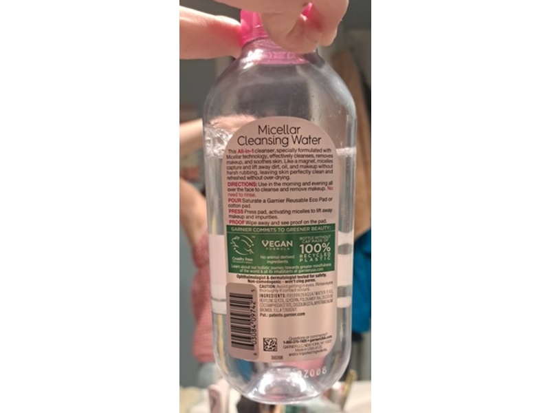 Garnier Skinactive Micellar Cleansing Water , 13.5 fl oz/400 mL