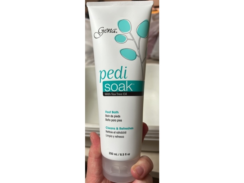 Gena Pedi Soak Foot Bath, Tea Tree Oil, 8.5 fl oz/250 mL