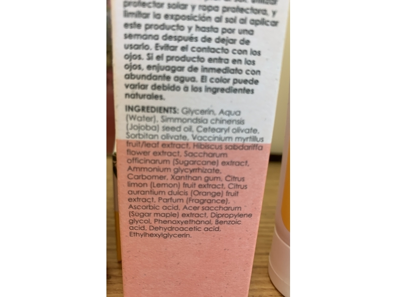 Botanics All Bright Instant Glow Mask, Hibiscus & Vitamin C, 1.69 fl oz/50 mL