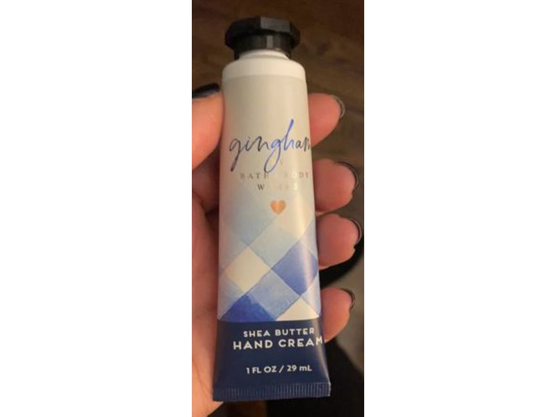 Bath & Body Works Gingham Hand Cream, Shea Butter, 1 fl oz/29 mL