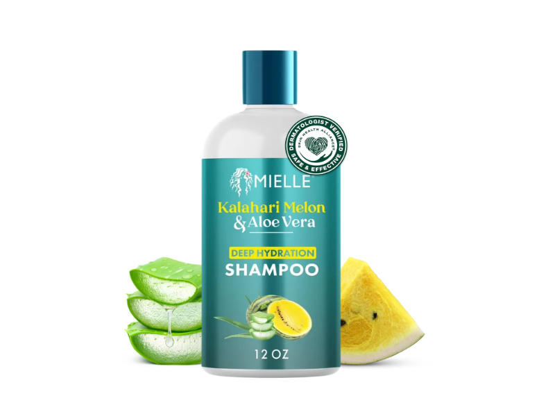 Mielle Deep Hydration Shampoo, Kalahari Melon & Aloevera, 12 fl oz/355 mL