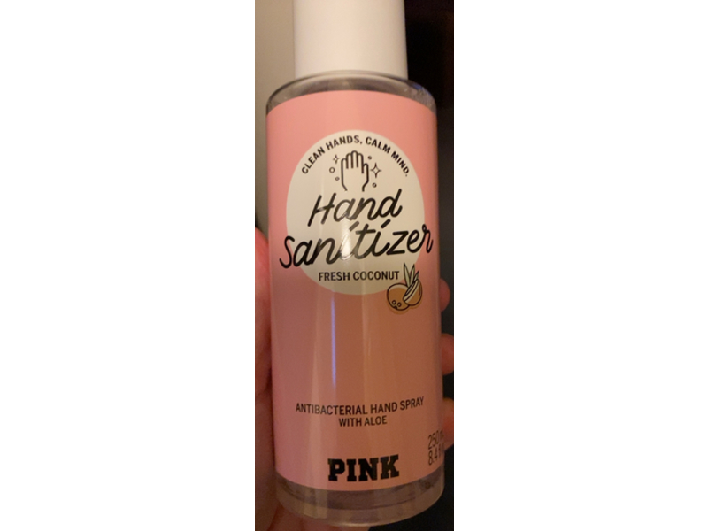 Pink Hand Sanitizer, Fresh Coconut, 8.4 fl oz/250 mL