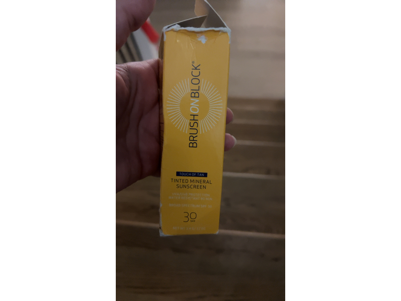 Brush on Block Touch of Tan Mineral Powder Sunscreen, SPF 30, 3.4 g/.12 oz