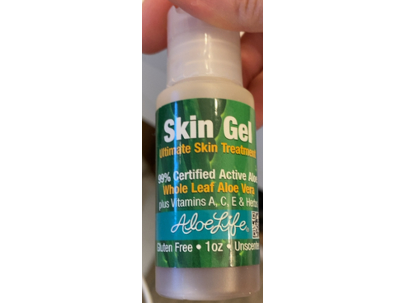 Aloe Life Skin Gel and Herbs, Whole Leaf Aloe Vera, 1 oz