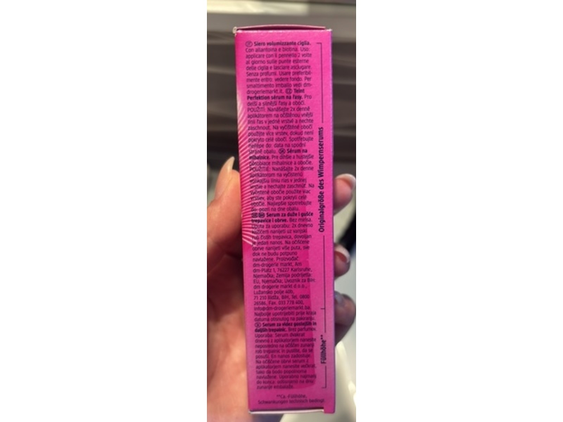 Dm Balea Eyelash Complexion Perfection Serum, 4.5 mL