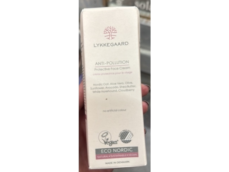 Lykkegaard Anti-Pollution Protective Face Cream, 1.7 oz/50 mL