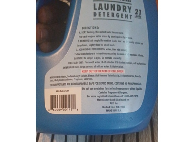 Oxydol Oxygen Powder Laundry Detergent, 21 Loads, 42 fl oz/1242 mL