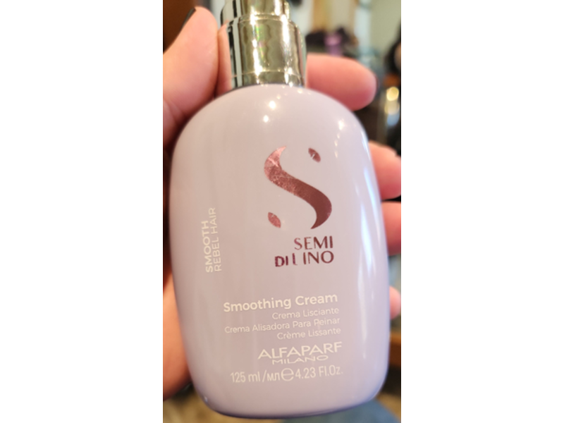 Alfaparf Milano Semi Di Lino Smooth Rebel Hair Cream, 4.23 fl oz/125 mL