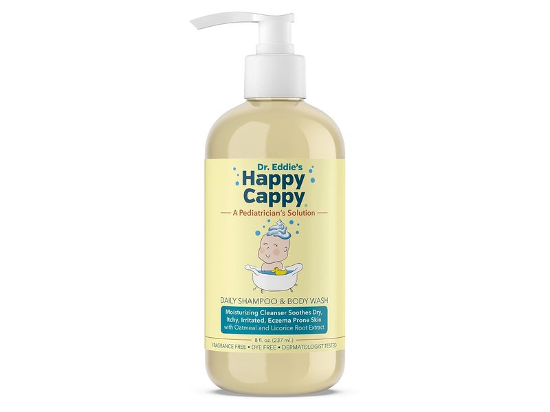 Happy Cappy Dr. Eddie's Daily Shampoo & Body Wash, 8 fl oz/237 mL