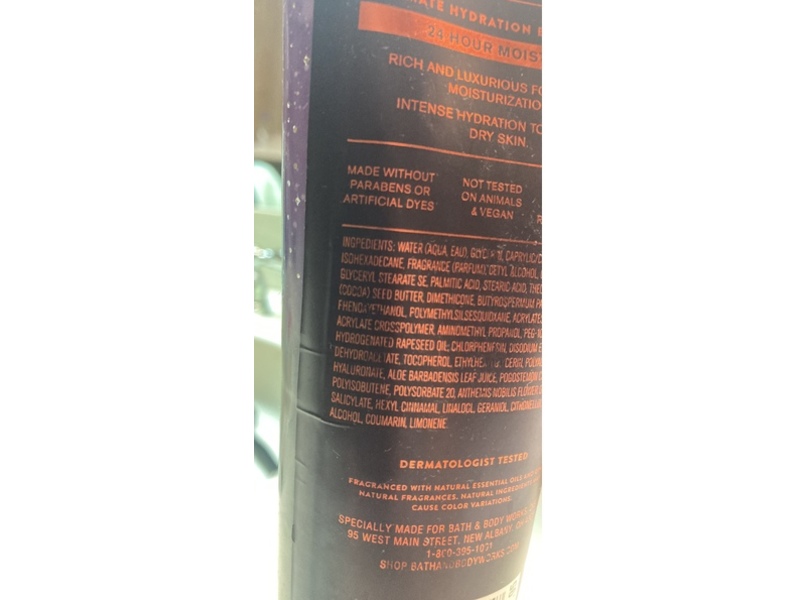 Bath & Body Works Aromatherapy Body Cream, Relaxing Midnight Sky, 8 oz/226 g