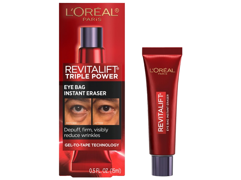 L'Oreal Paris Revitalift Triple Power Eye Bag Instant Eraser, 0.5 fl oz/15 mL
