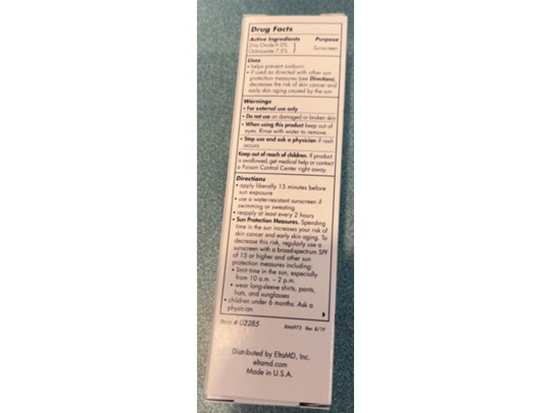 EltaMD Uv Shield Face & Body Sunscreen, SPF 45, 1.7 oz/48 g