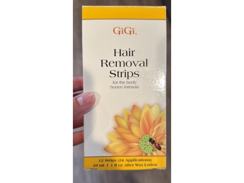 Gigi Hair Removal Strips & After Waxing Lotion, 1 fl oz/29 mL, 12 Count, 24 Application