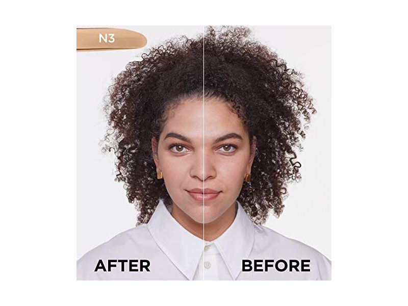 L'Oreal Paris True Match Super Blendable Foundation, SPF 17, N3, Light Medium, 1 fl oz/30 mL