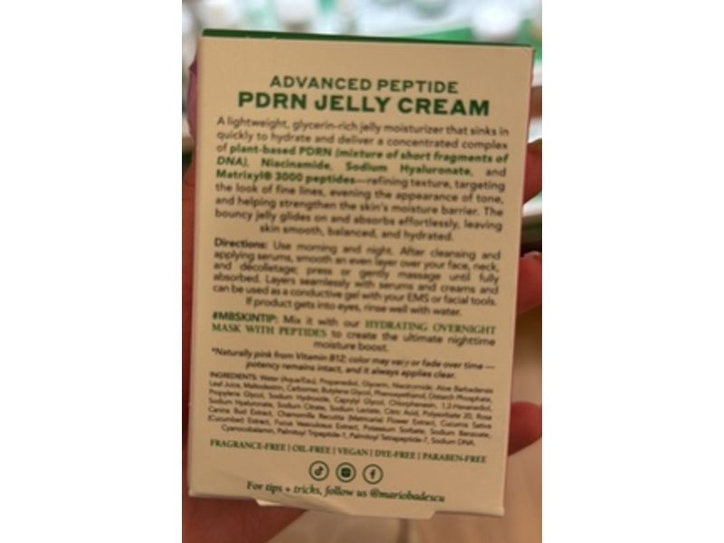 Mario Badescu Skincare Advanced Peptide Jelly Cream, PDRN & Niacinamide, 2 oz/56 g