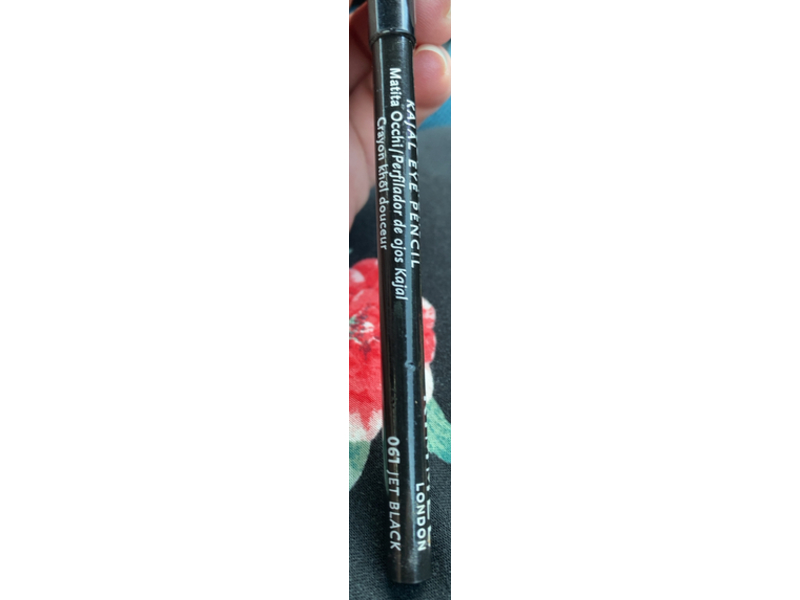 Rimmel London Soft Kohl Kajal Eye Pencil, 061 Jet Black, 0.04 oz/1.2 g
