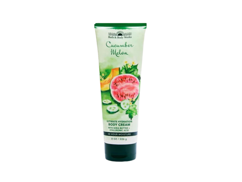 Bath & Body Works Ultimate Hydration Body Cream, Cucumber Melon, 8 oz /226 g