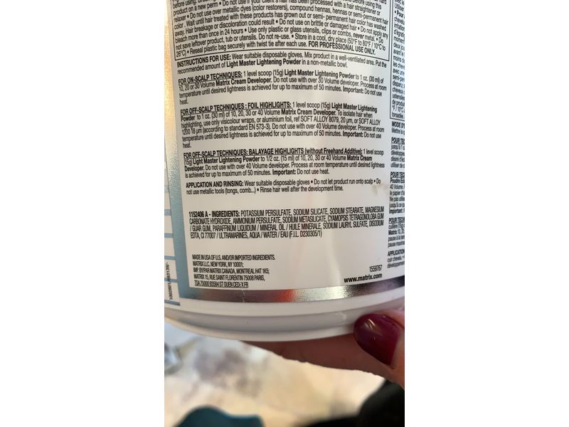 Matrix Light Master Lightening Powder, 32 oz/906 g