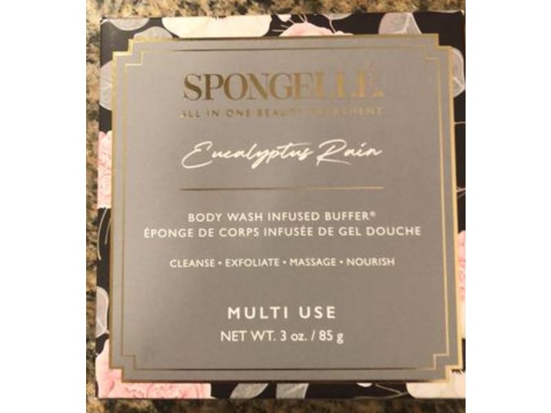 Spongelle Body Wash, Eucalyptus Rain, 3 oz/85 g