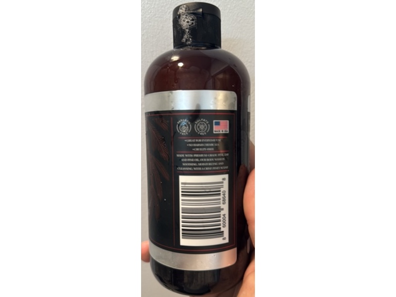 Packer's Pine The Original Body Wash, Pine Tar, 16 fl oz/473 mL, Pack Of 2