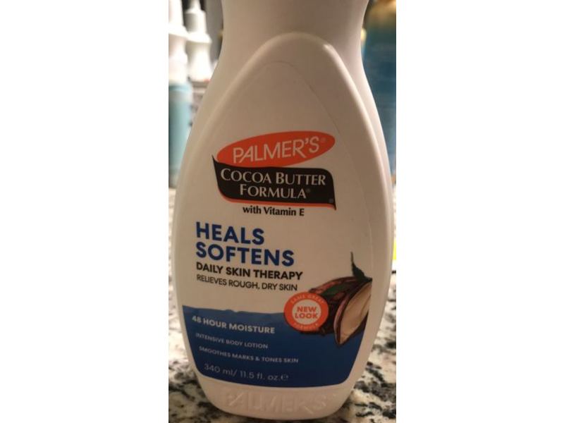 Palmer's Heals Softens Daily Skin Therapy Body Lotion, Cocoa Butter + Vitamin E, 11.5 fl oz/340 mL
