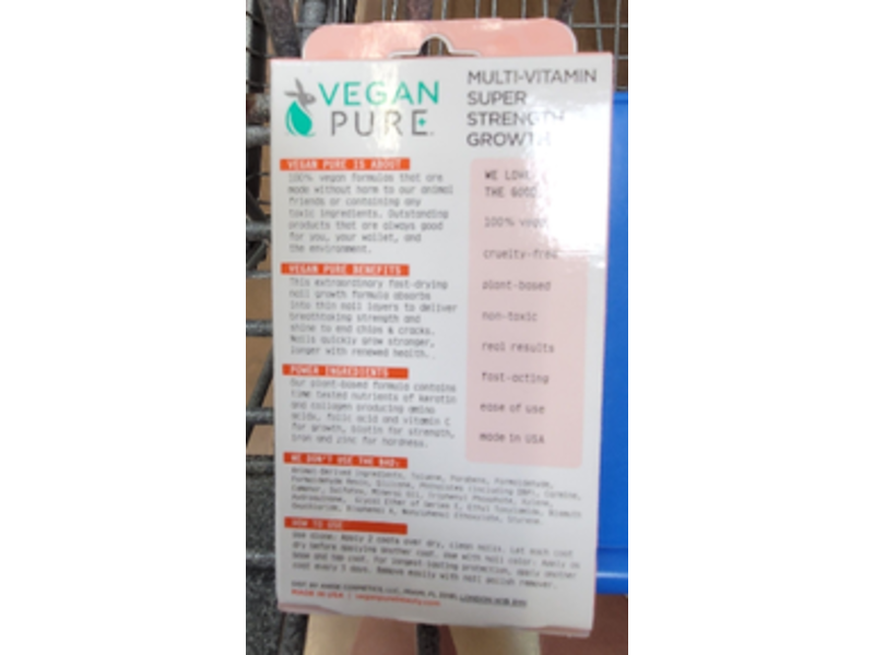 Vegan Pure Multi-Vitamin Super Strength Growth, 0.5 fl oz/15 mL