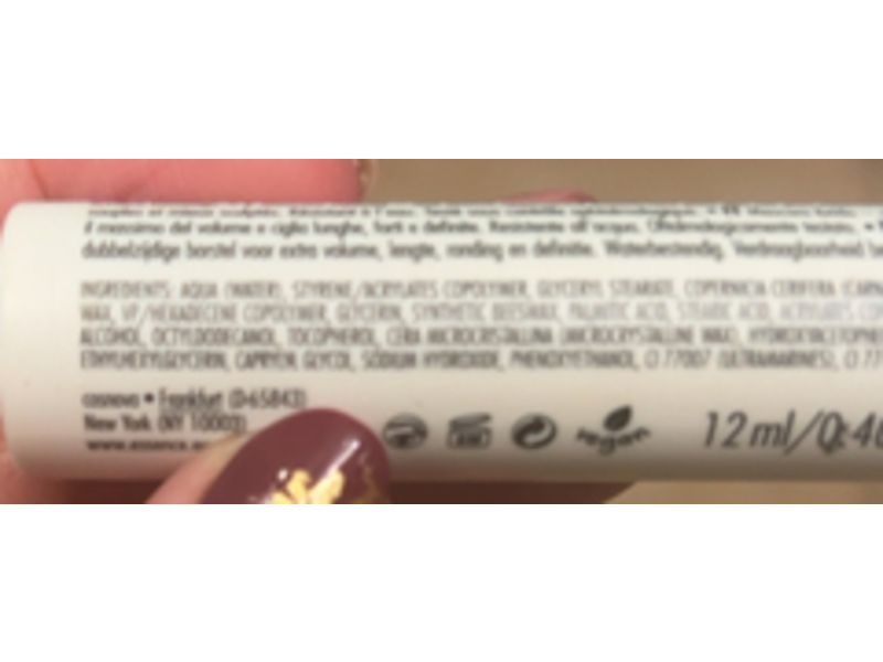 essence Double Trouble Mascara Waterproof, Black, 12 mL