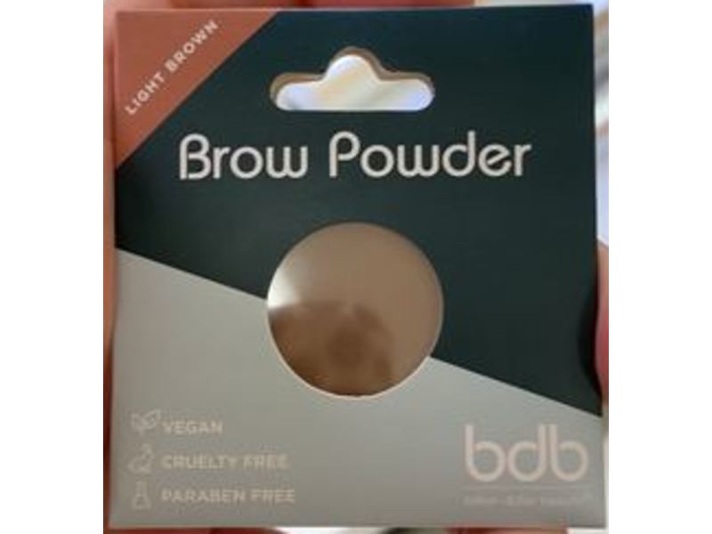 Bdb Billion Dollar Brows Brow Powder, Light Brown, 0.049 oz/1.4 g