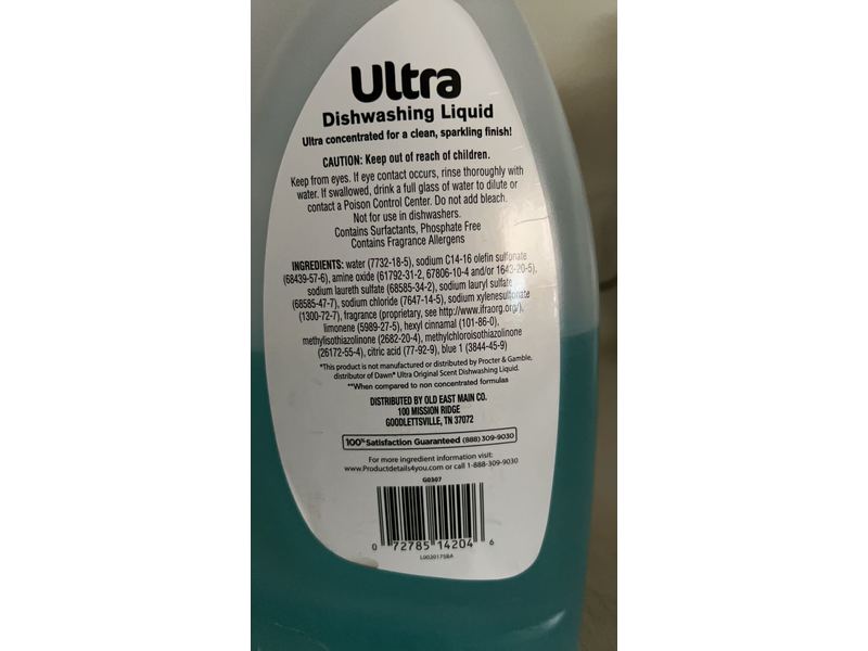 Trueliving Ultra Dishwashing Liquid, 56 fl oz/1.65 L