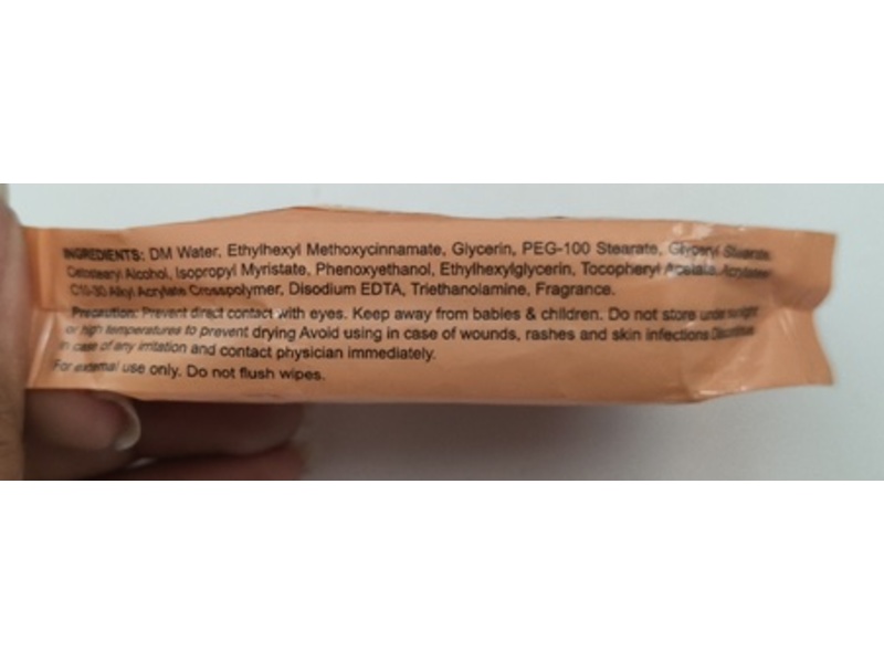 Zudio Sunscreen Wipes, SPF