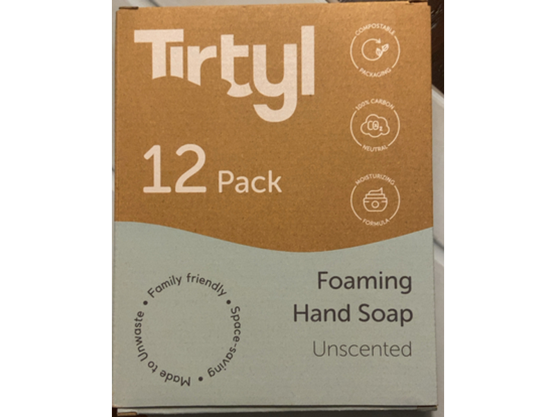 Tirtyl Foaming Hand Soap, 12 Pack