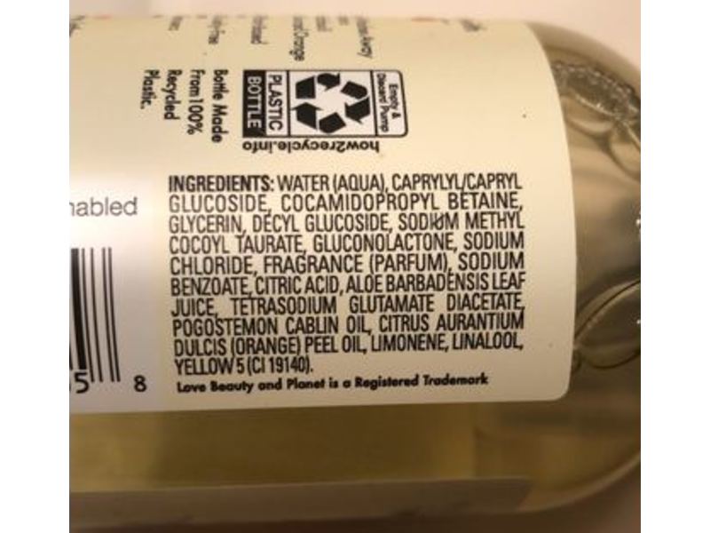 Love Beauty And Plant Beloved Foaming Hand Wash, Patchouli & Orange Flower, 8 fl oz