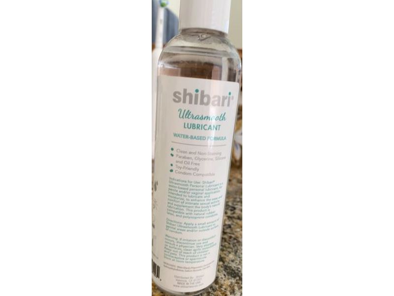 Shibari Ultrasmooth Water-Based Premium Personal Lubricant, 8 fl oz/236 mL