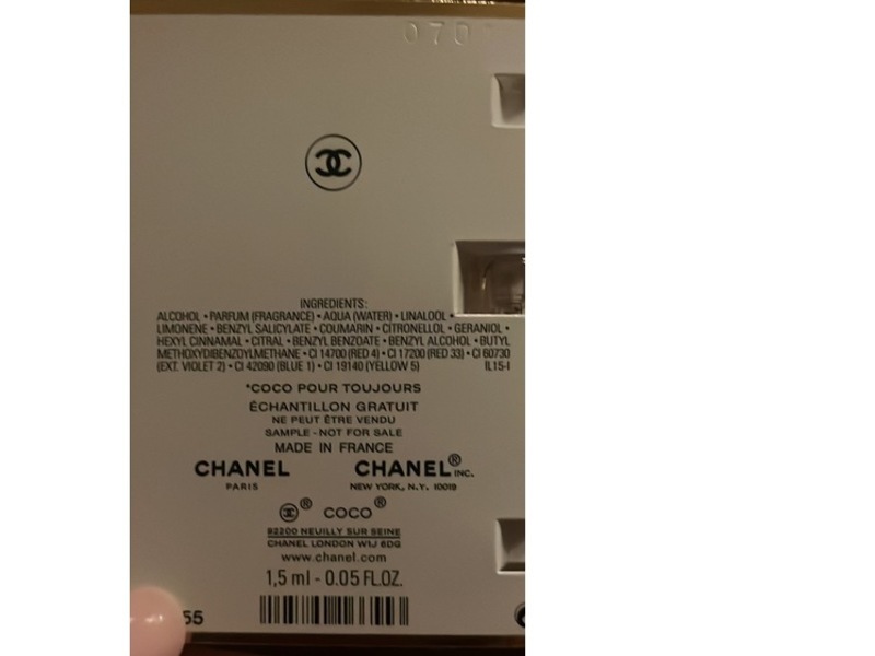 Chanel Eau De Parfum Intense Vaporisateur Spray, Coco Mademoiselle, 0.05 fl oz/1.5 mL