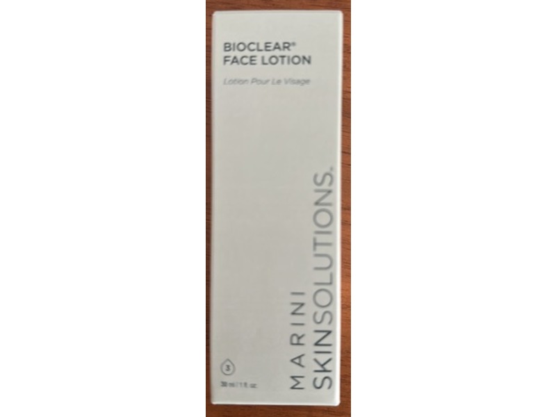 Marini Skin Solutions Bioclear Face Lotion, 1 fl oz/30 mL