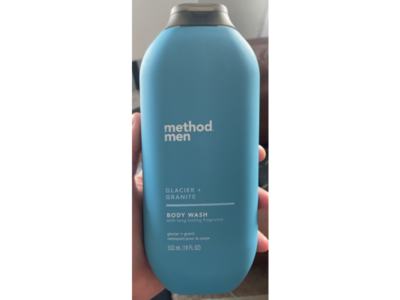 Method Men Body Wash, Glacier + Granite, 18 fl oz/532 mL