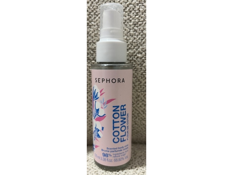 Sephora Scented Body Mist, Cotton Flower, 3.38 fl oz/100 mL