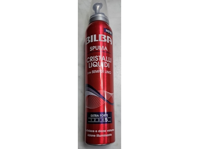 Bilba Spuma Cristalli Liquidi, Extra Strong Hold, 250 mL